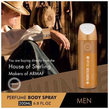 Hunter Perfume Body Spray For Men 200ML